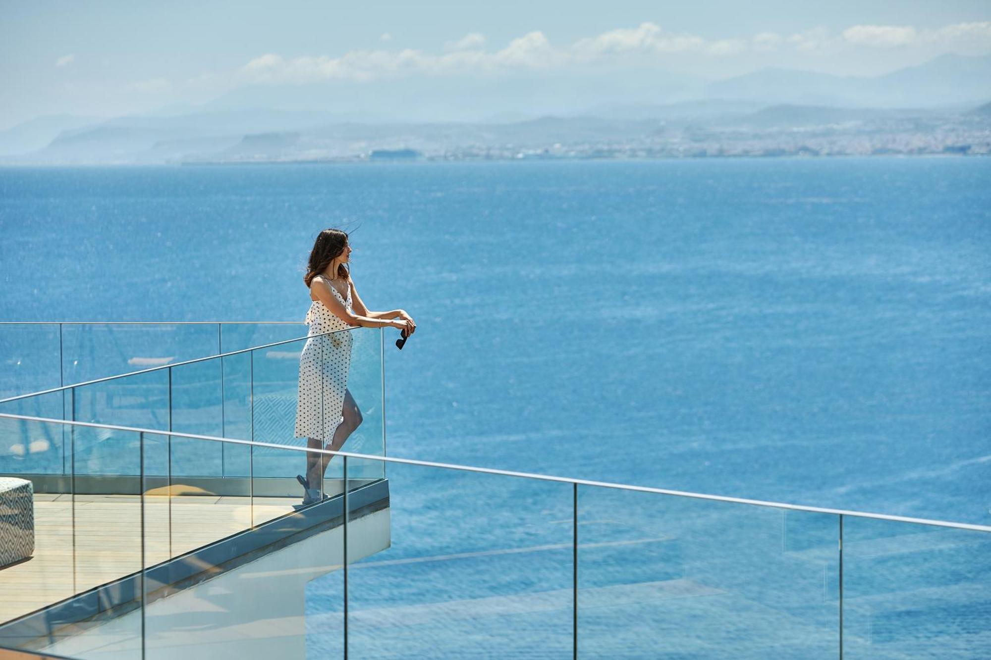 Beachfront Villa In Crete - Epavli Luxury Villa Agia Pelagia  Esterno foto