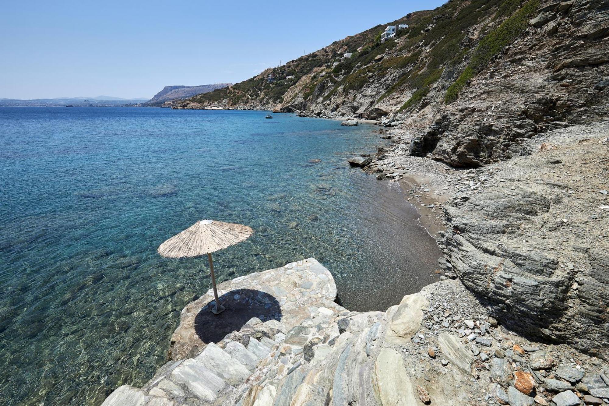 Beachfront Villa In Crete - Epavli Luxury Villa Agia Pelagia  Esterno foto