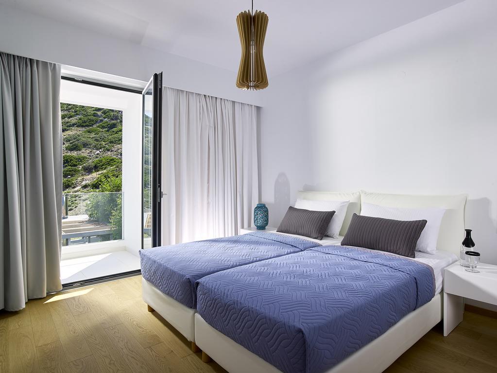 Beachfront Villa In Crete - Epavli Luxury Villa Agia Pelagia  Esterno foto
