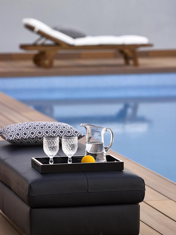 Beachfront Villa In Crete - Epavli Luxury Villa Agia Pelagia  Esterno foto